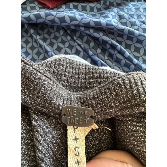 We the Free People Blossom Thermal Top Black Size Small - Picture 7 of 10